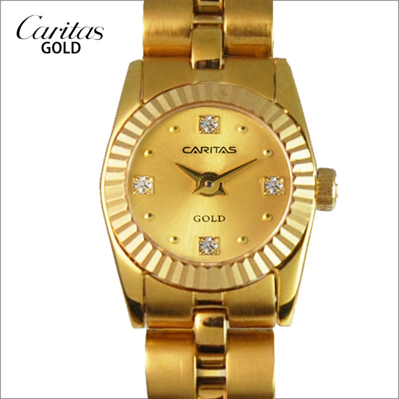CARITAS / 카리타스 18K 골드 여성 명품 시계 / C288GGF / 여성 금 시계