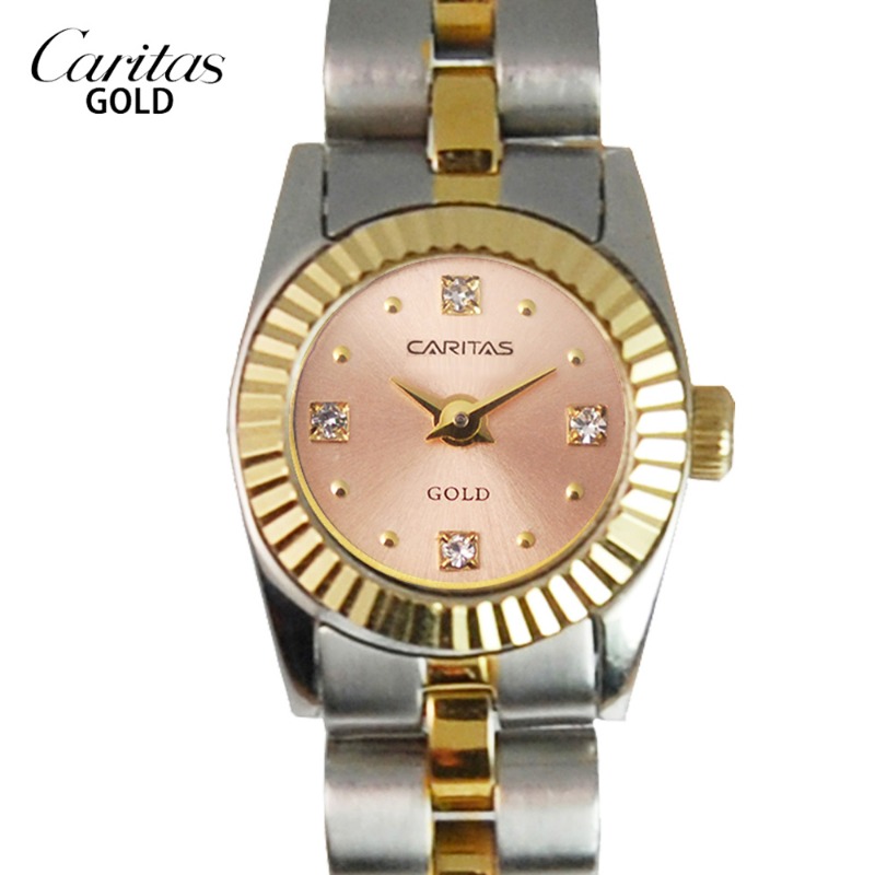 CARITAS / 카리타스 18K 골드 콤비 여성 명품 시계 / C288RCF / 여성 금 시계