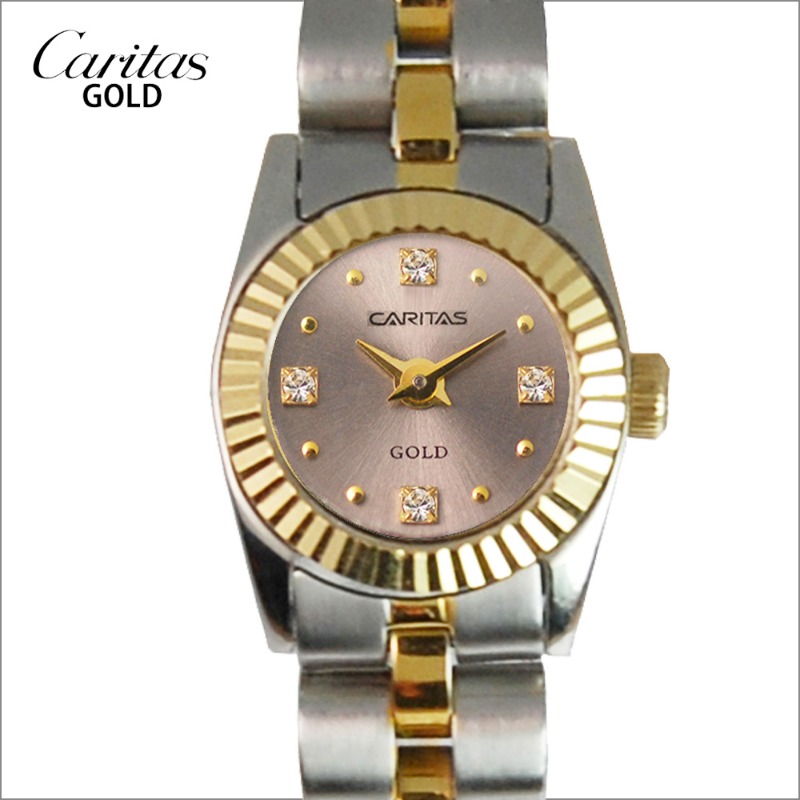 CARITAS / 카리타스 18K 골드 콤비 여성 명품 시계 / C288BCF / 여성 금 시계