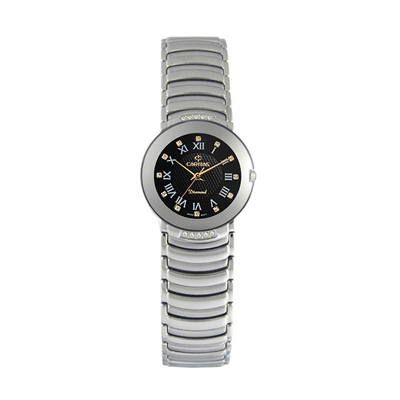 CARITAS / LACHEF / C1300F / Caritas Natural Diamond 18K đồng hồ hàng hiệu nữ giới / đồng hồ quà tặng